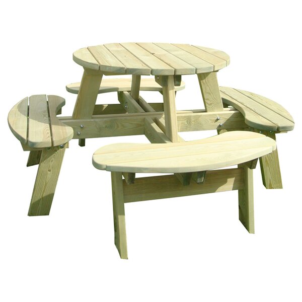 Octagonal Picnic Tables You'll Love | Wayfair.ie